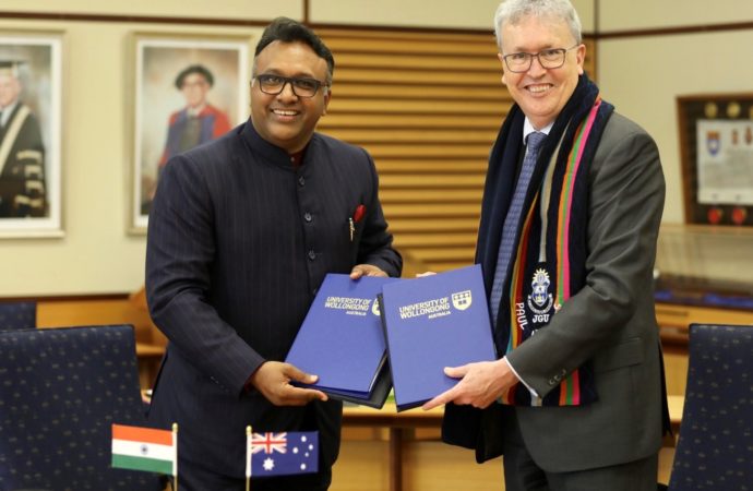 University of Wollongong and O.P. Jindal Global University Sign MoU