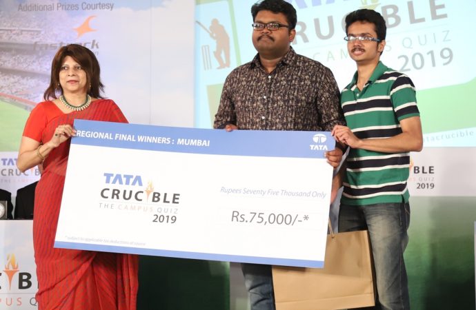Shailesh J. Mehta School of Management, IIT Bombay Wins Tata Crucible Campus Quiz 2019